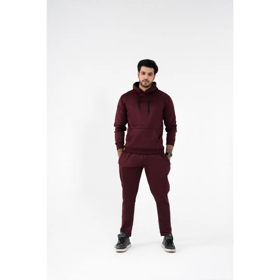 Gambluss Scottish Activewear Winter Tracksuit-Burgundy