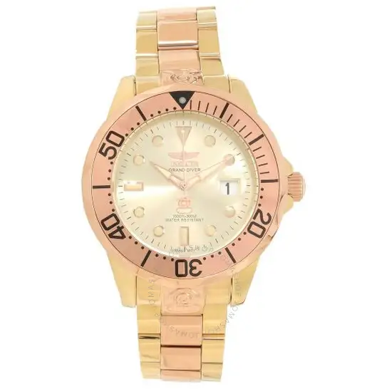 Invicta Pro Diver Grand Gold Dial Two-tone Men's Watch