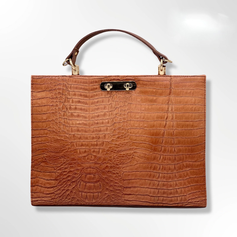 Garry's & Co Croc Top Handle Bag 7D