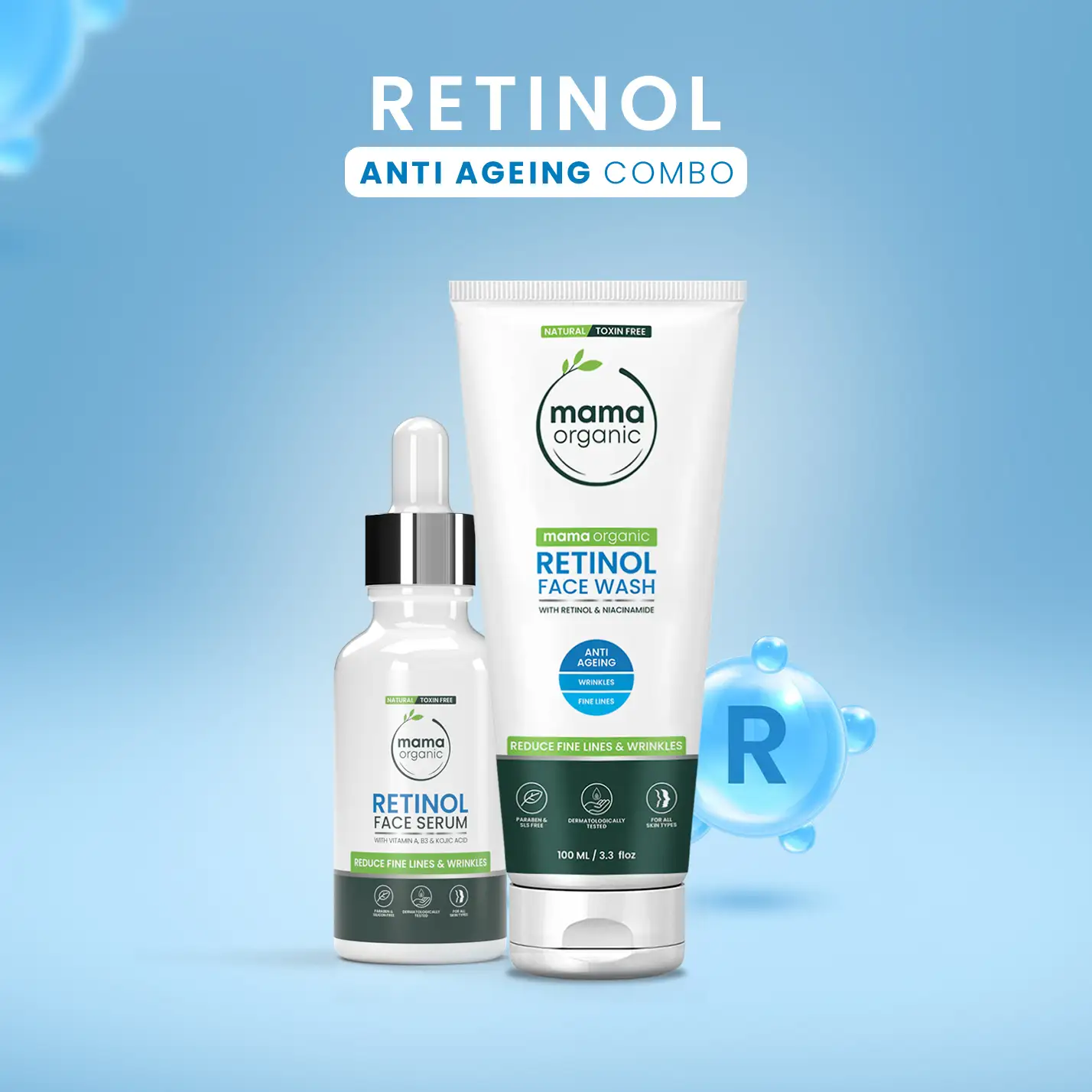 Retinol Anti-Aging Combo - Natural & Non Toxic