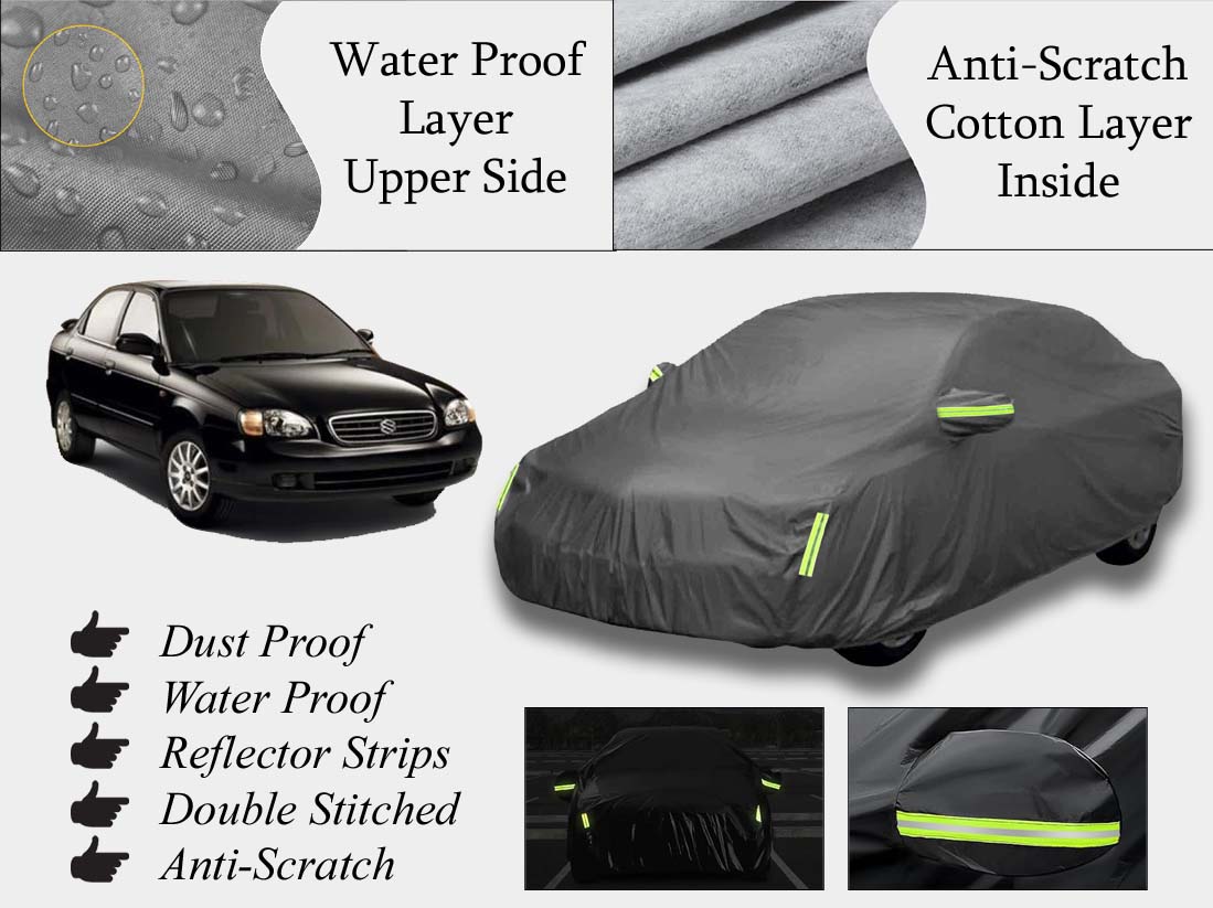 Suzuki Baleno Top Cover | Grey | Anti-Scratch | Double Layer | Heat Proof | Water Proof