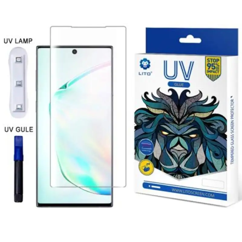 Samsung S10 Plus LITO UV Liquid Full Glue Tempered Glass Screen Protector
