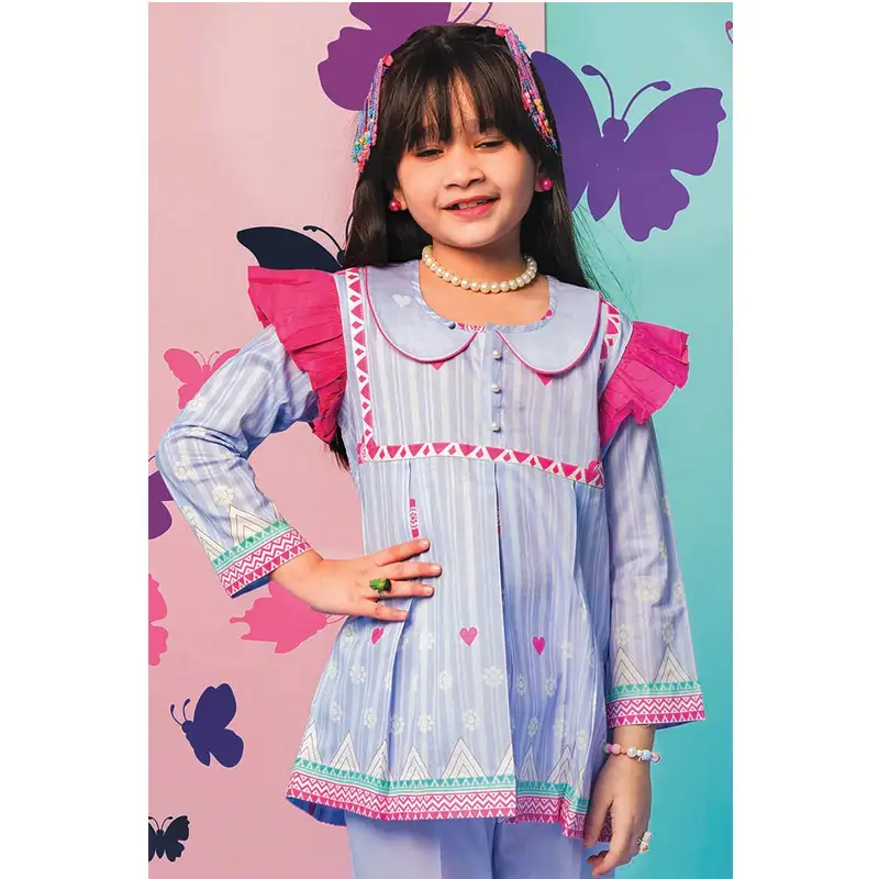 2 Piece Unstitched Lawn Kids KU2L-210705