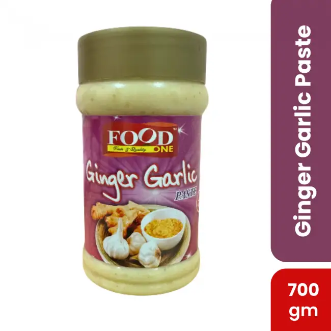 Ginger Garlic Paste (700gm) - Aromatic, flavorful, and incredibly versatile, our Ginger Garlic Paste combines the robust essence of fresh ginger and garlic in a convenient form.