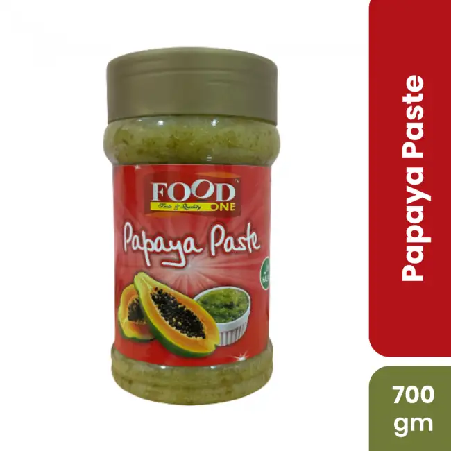 Papaya Paste (700gm) - Sweet, tropical, and incredibly versatile, our Papaya Paste brings the luscious flavor of fresh papayas to your kitchen with ease.