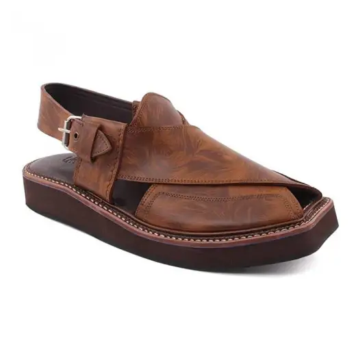 Captan Peshawari Chapal Fir Men 100% Pure Handmade