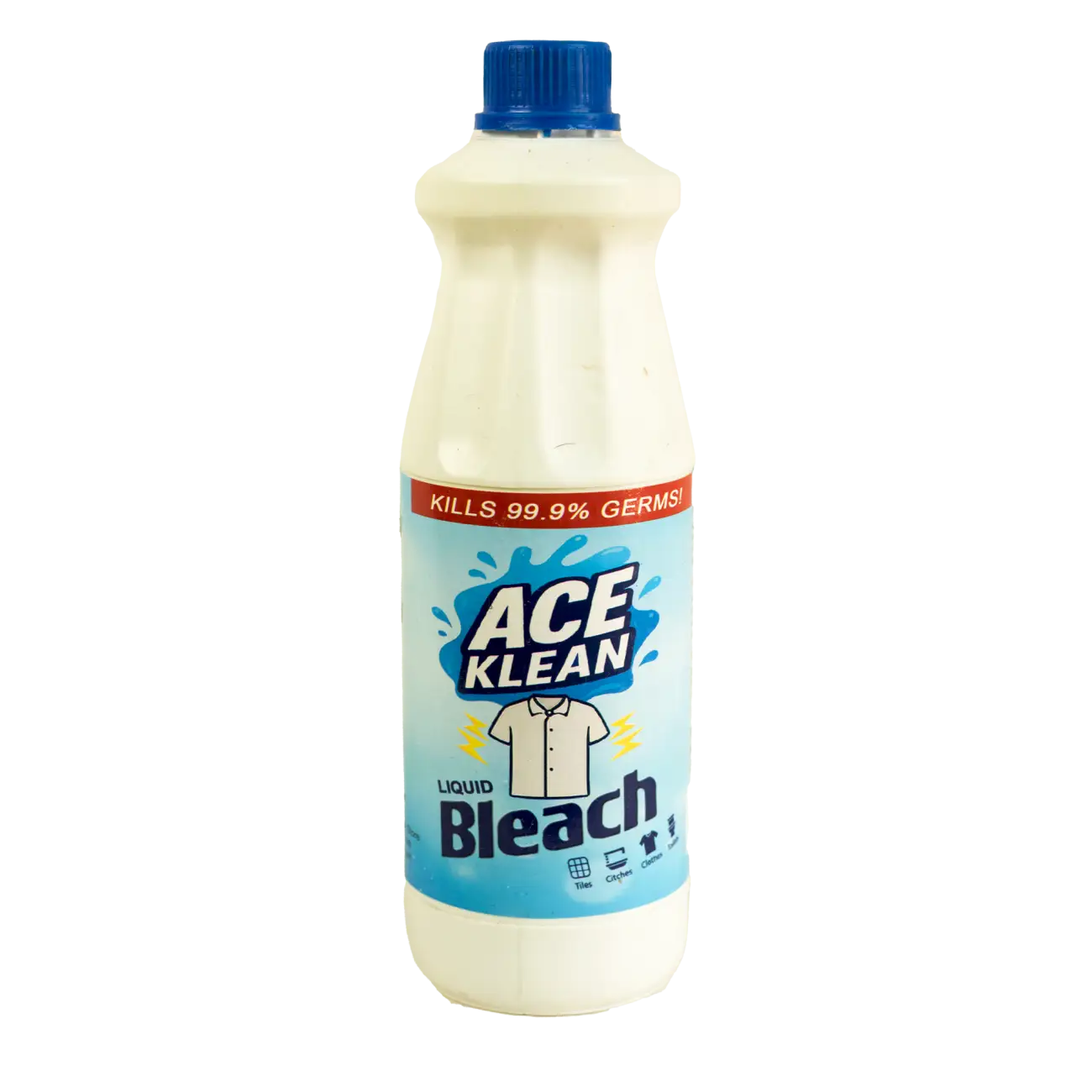 Ace Klean Liquid Bleach 500ml – Kills 99.9% of Germs for Hygienic Cleaning