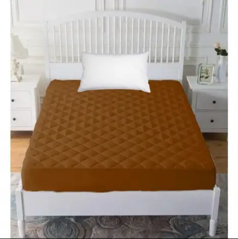 Zipper Bed Cover Waterproof – King Size Cotton Terry Mattress Protector | Full Enclosure Waterproof Fabric