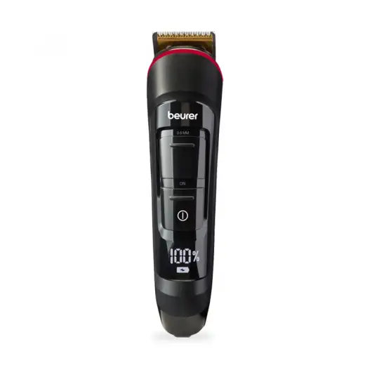 Beurer MN4X Beard Trimmer – Rechargeable Cordless/Corded with Titanium-Coated Self-Sharpening Blade, 12 Length Settings (0.8-12mm), 90 Min Runtime & Washable Design | Best Price in Pakistan