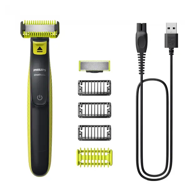 Philips OneBlade Face + Body QP2824/10 – 5-in-1 Hybrid Trimmer & Shaver with 3 Stubble Combs, Body Comb, Skin Guard & Dual Blades | Trim, Edge & Shave Wet or Dry | Best Price in Pakistan