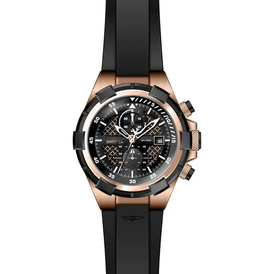 Invicta Aviator Chronograph Black Dial Men's Watch