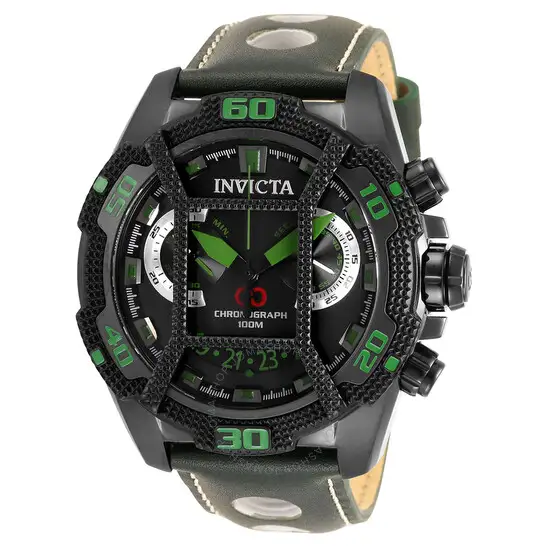 Invicta Corduba Chronograph Quartz Black Dial Men's Watch