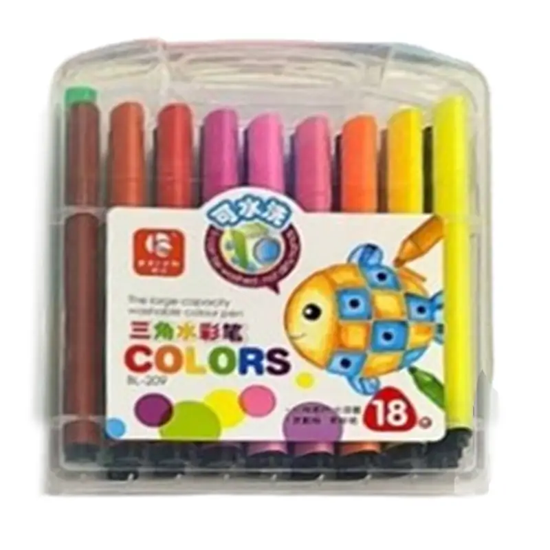 18 Pcs Imported Art Markers Color Pens