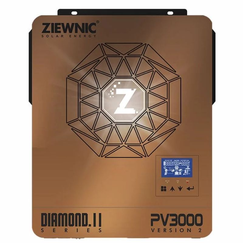 Ziewnic  Diamond Solar Hybrid Inverter 6G 2.2KVA (PV3000) 100% Pure Sine Wave Solar Inverter 5 Years Brand With Official Warranty