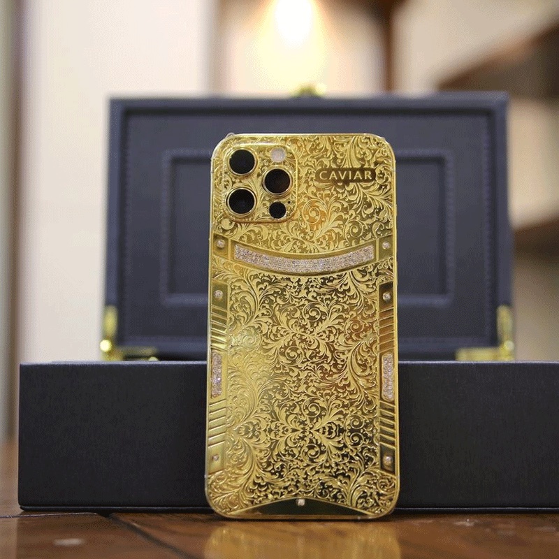 Apple iPhone 14 Pro Max 1TB 24kt Gold Plated - PTA Approved (With Certificate Of Authenticity)
