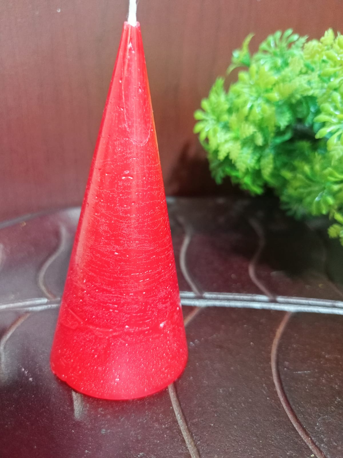 CANDLES CITY -- CONE CANDLE UNSCENTED/ PARTY CANDLE (10 cm Tall) (01 Pc)