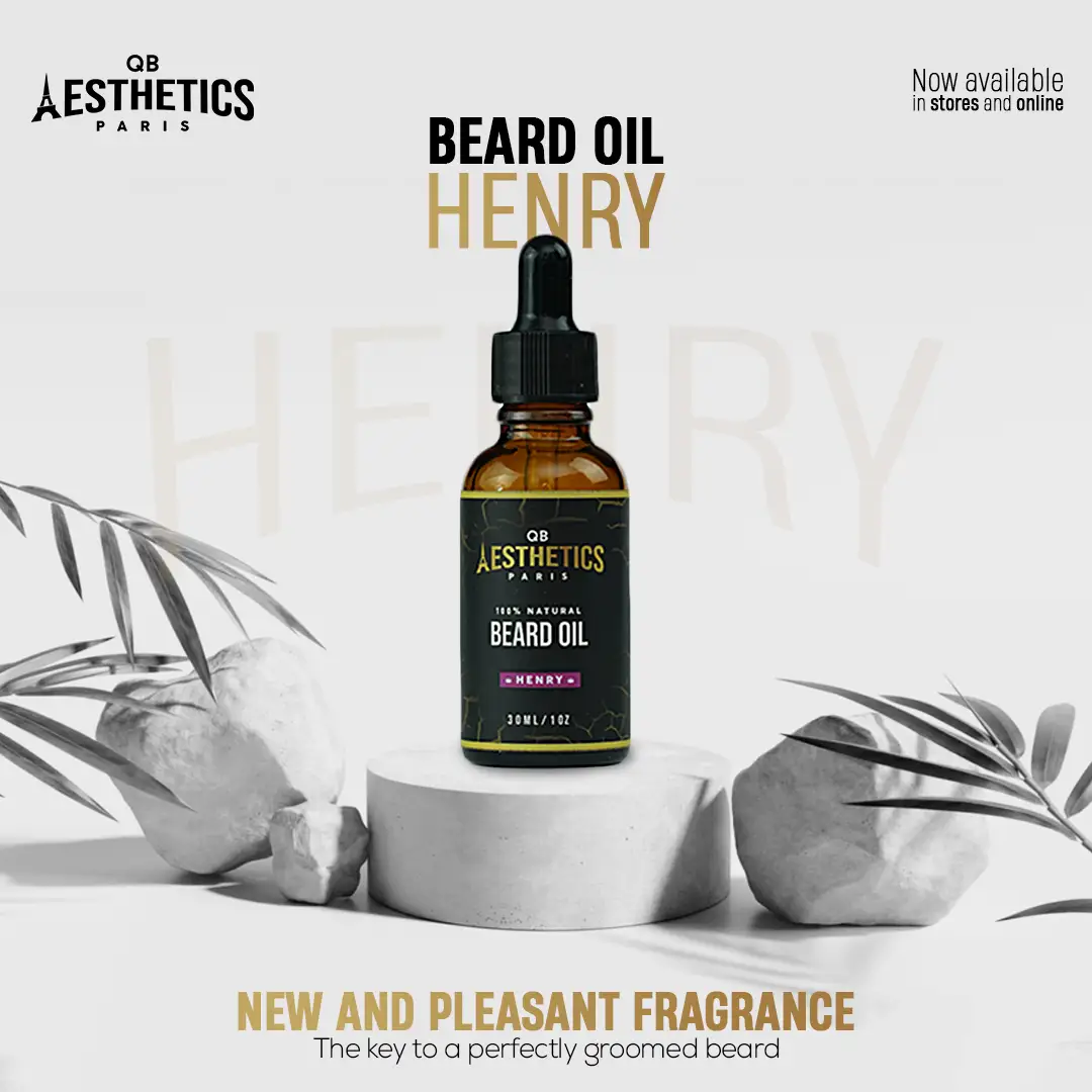 Beard Oil Henry by QB Aesthetics Paris