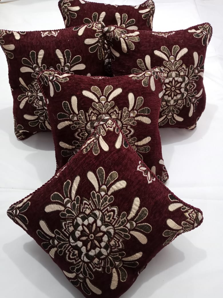 Velvet Cushion Covers | 5pcs Set | JC-07