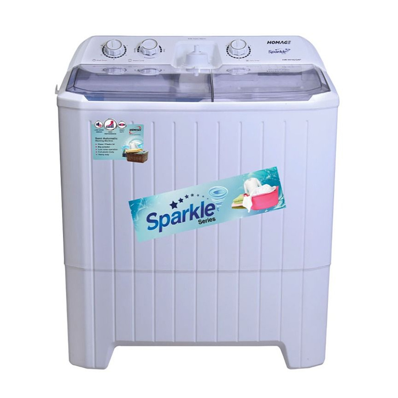 Homage HW-49102SAP 10 KG Top Load Twin Tub Semi Automatic  Washing Machine With Official Warranty