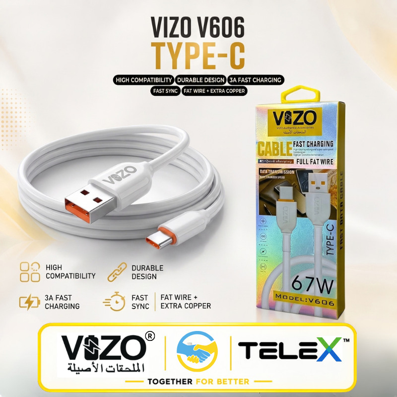 Vizo V606 Type-C 67W Fast Charging Cable