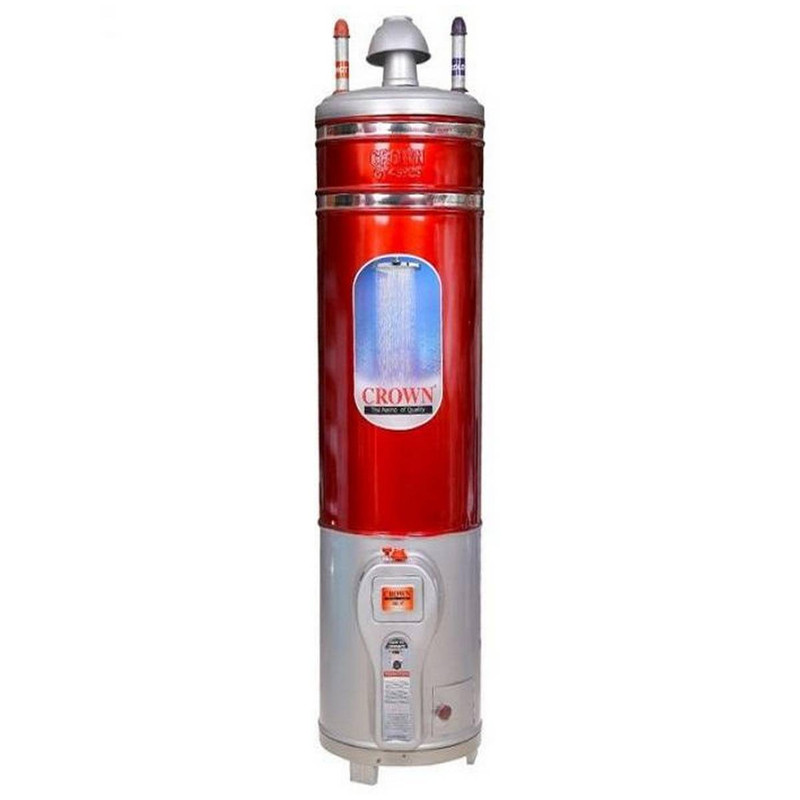 Crown Electrc + Gas Tank Geyser (10X14 Guage) 30 Gallon With Official Warranty