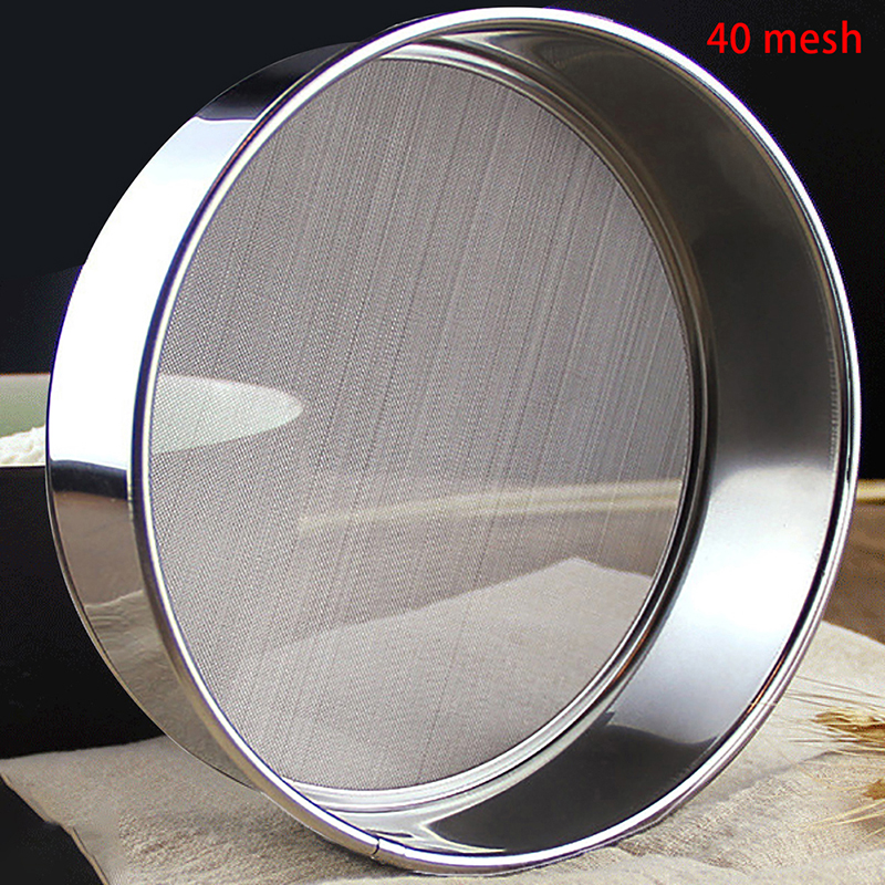 Fine Mesh Sieve for Flour, Sugar, Tea Leaves Multipurpose Strainer for Kitchen