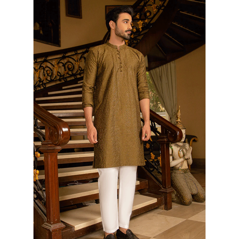 Kurta Corner Designer Kurta Pajama 7429-8