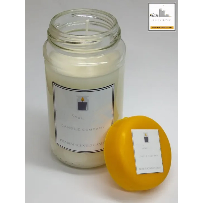 Aroma Flick Scented Candle in Glass Jar With Lid