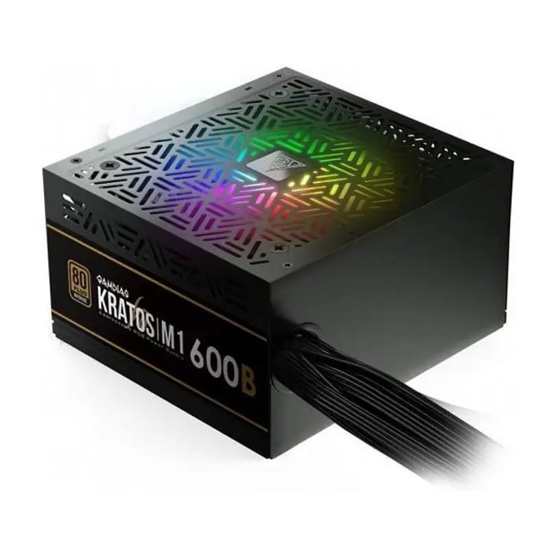 Gamdias Kratos M1-600B 80+ Bronze RGB Power Supply Unit