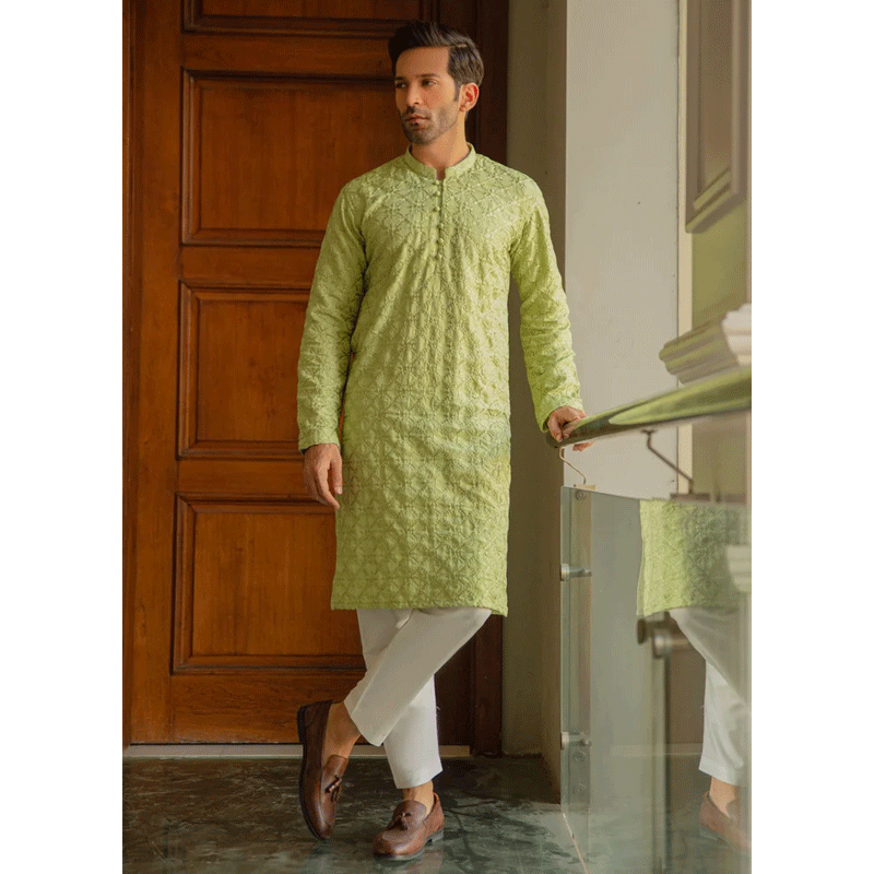 Kurta Corner Designer Kurta Pajama 7429-1