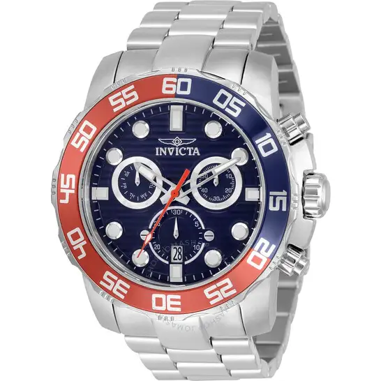 Invicta Pro Diver Chronograph Quartz Blue Dial Men's Watch