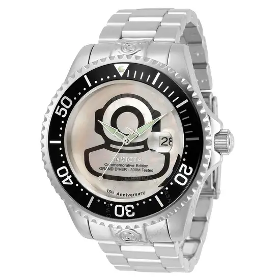 Invicta Pro Diver Mother of Pearl Dial Men's Watch