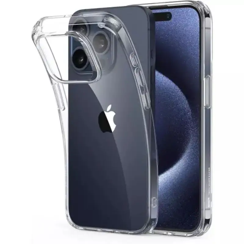 iPhone 15 Pro Eouro Transparent Back Case