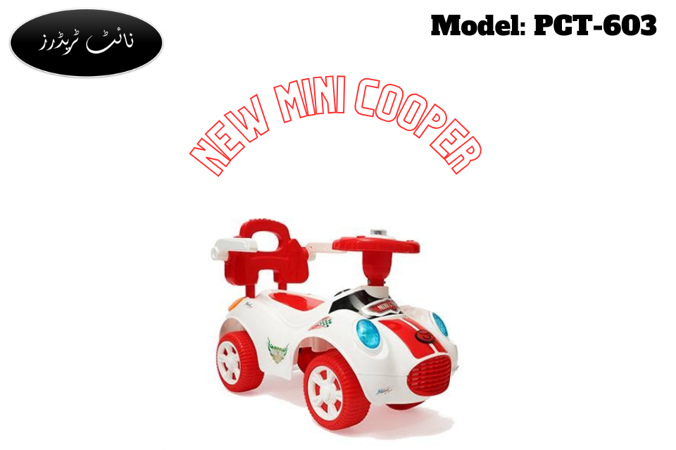 New Mini Cooper_ Ride on Push Car for Kids_ PCT-603