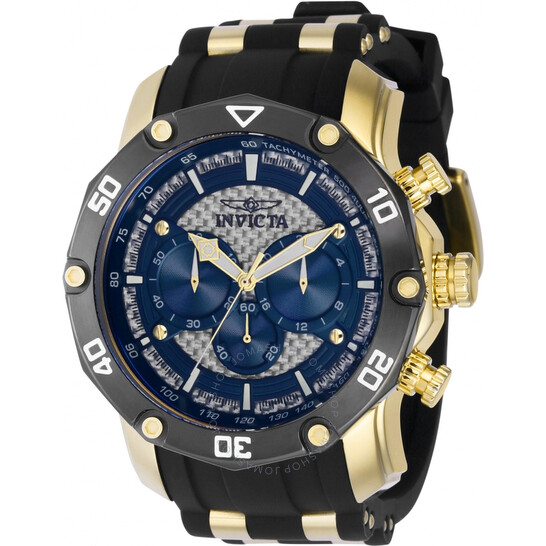 Invicta Pro Diver Chronograph Quartz Blue Dial Men's Watch 37721