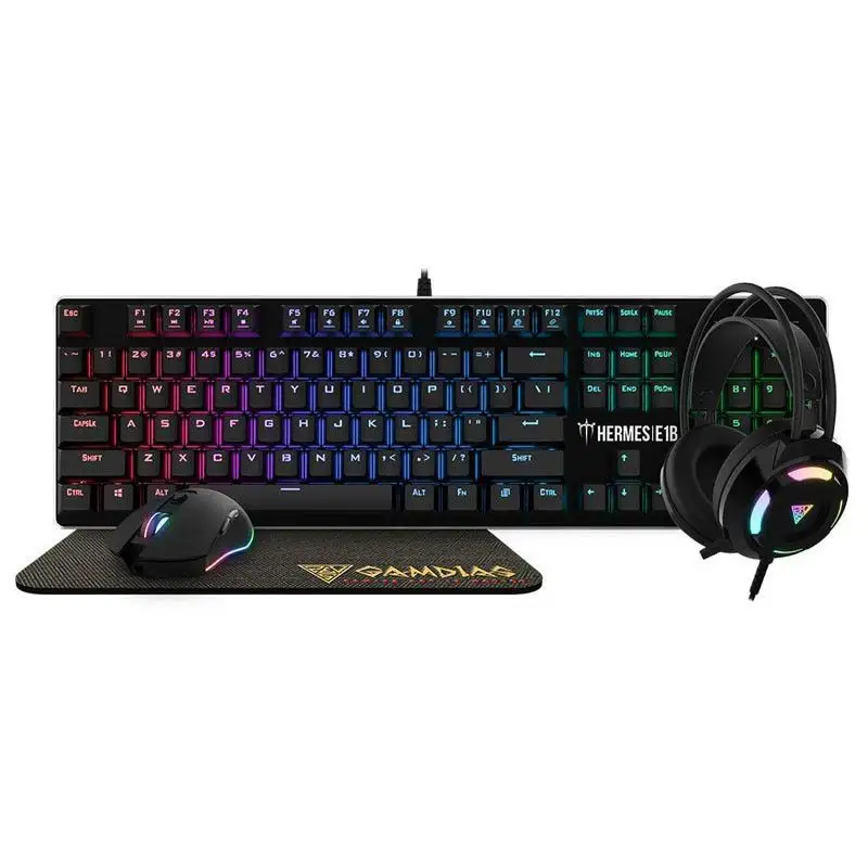 Gamdias Hermes E1B RGB 4-In-1 Gaming Combo