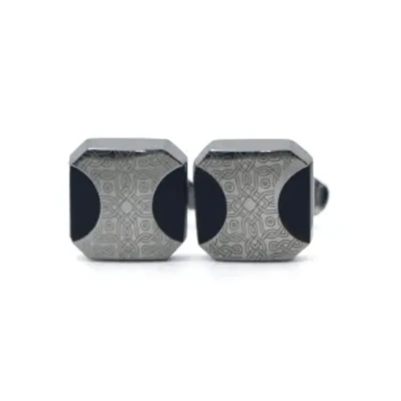 Cufflers Vintage Hexagon Cufflinks CU-1016 with Free Gift Box