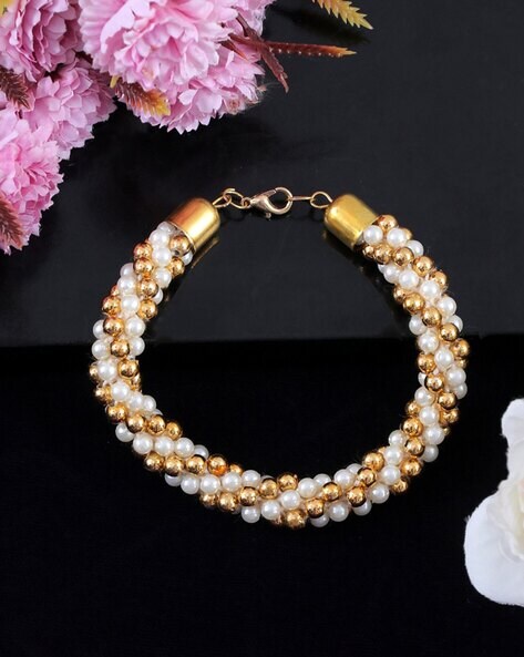 pearl beaded bracelet