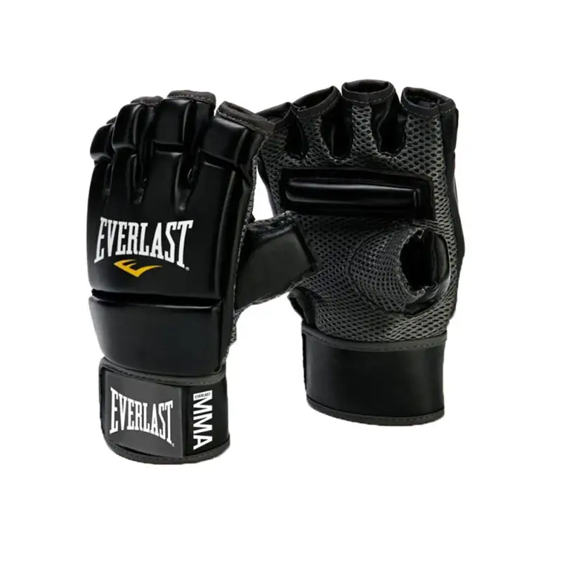Everlast EVER-4402B Pair Of MMA Kick Boxing Gloves Black