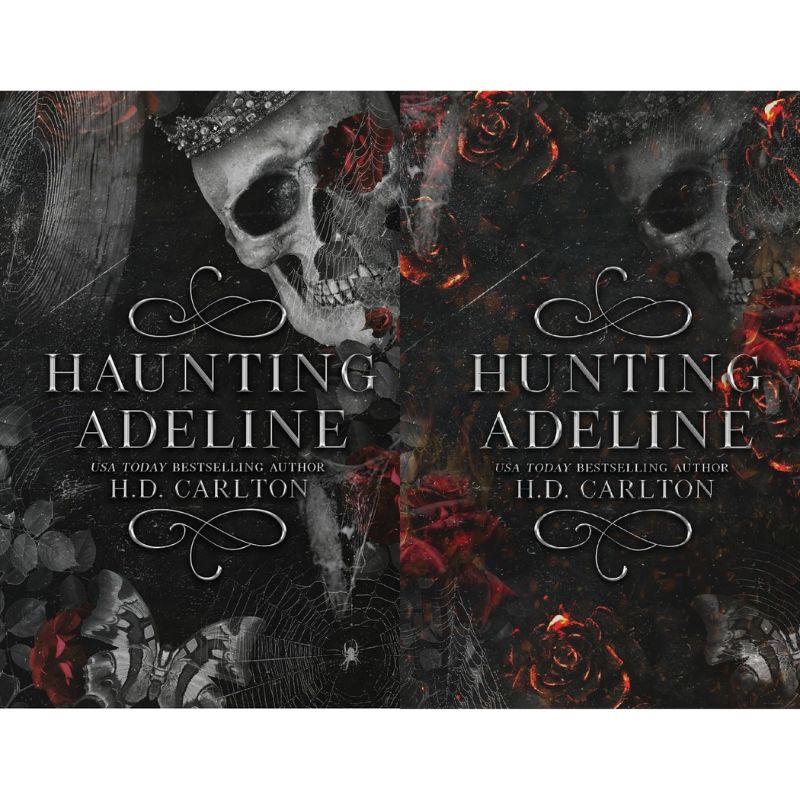 Set of 2 books (Cat and Mouse Duet ) Haunting Adeline / _Hunting Adeline by H.D. Carlton set of 2 books KBS