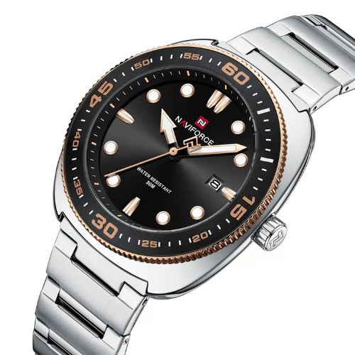 Naviforce NF9250 Elite Calendar Watch For Mens With Official Warranty