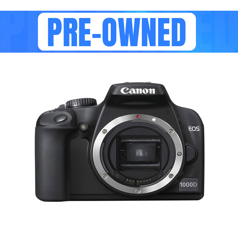 Canon EOS 1000D DSLR Camera With 18-55mm Lens Pre-Owned