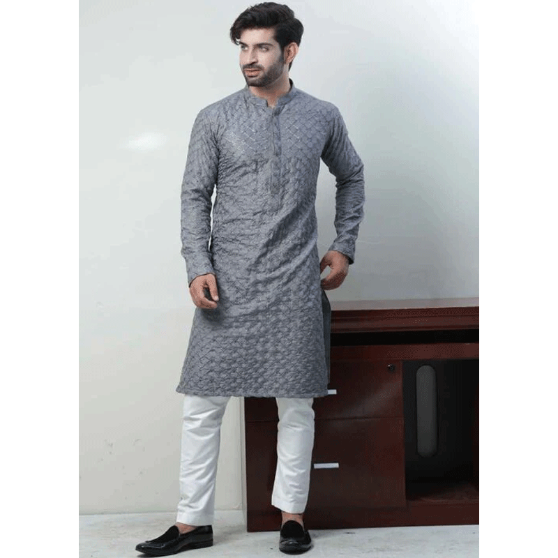 Kurta Corner Designer Kurta Pajama 7270-32