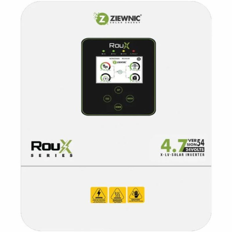 Ziewnic ROUX 4.7KW Solar Inverter IP54 Aluminium Casing And Repairable With Official Warranty