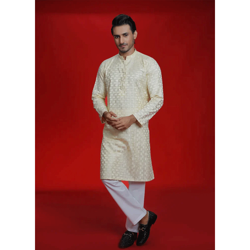 Designer Kurta Pajama 7429-14 by Kurta Corner