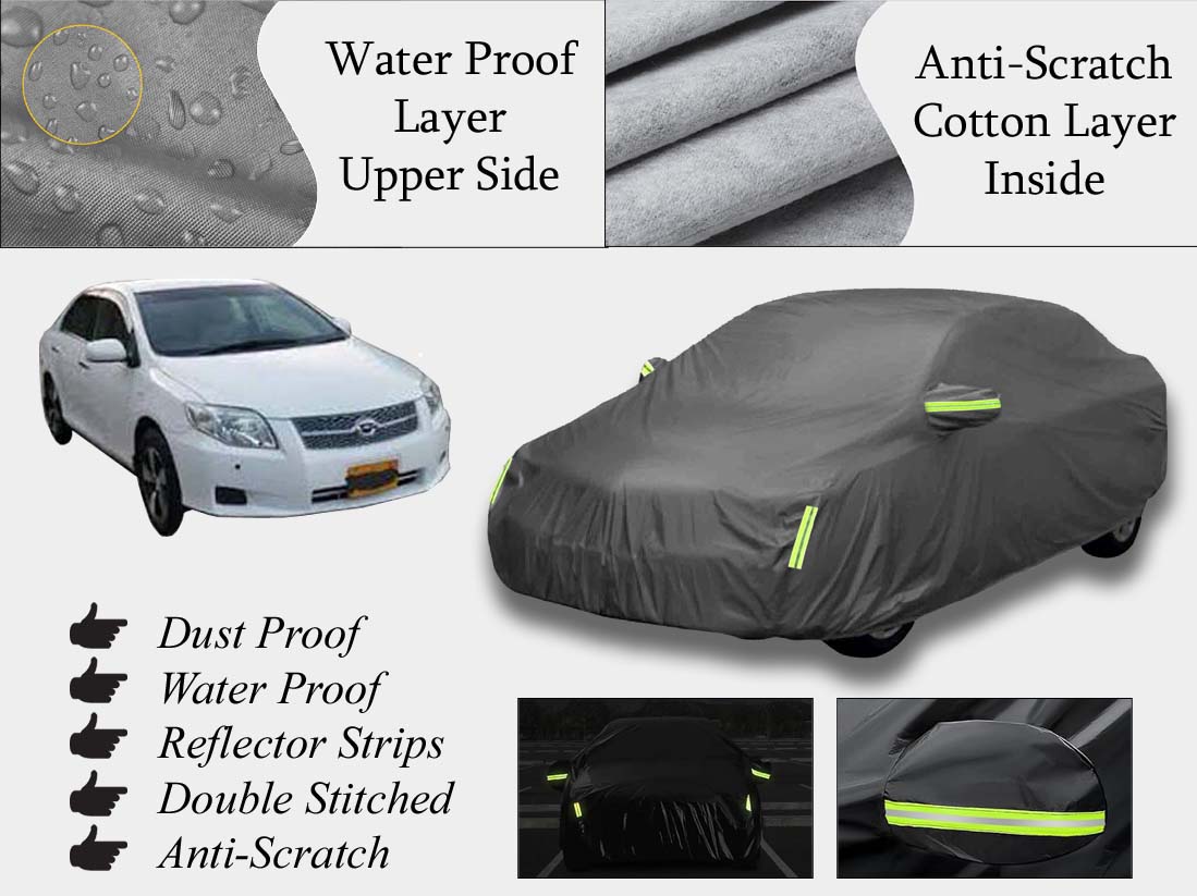 Toyota Axio 2007 - 2012 Top Cover | Grey | Anti-Scratch | Double Layer | Heat Proof | Water Proof