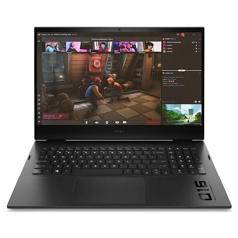HP Omen 16-N0023DX AMD Ryzen 7 6800H 16GB DDR5 512GB SSD 6GB NVIDIA RTX 3060 16.1-Inch FHD Win 11