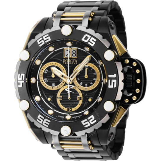 Invicta Flying Fox Chronograph Quartz Black Dial Men's Watch