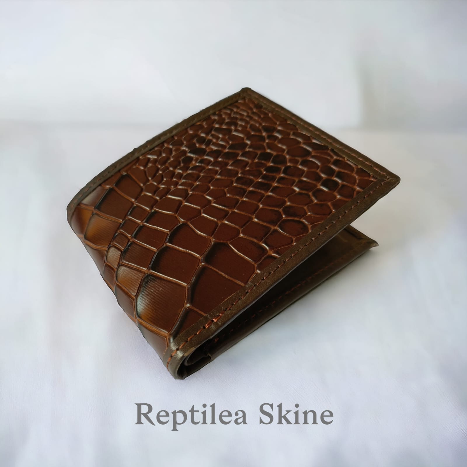 Royal Force Genuine Leather Wallet Cobra Brown Limited Edition