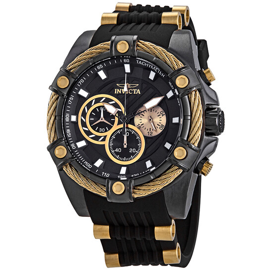 Invicta Bolt Chronograph Black Dial Men's Watch 28017